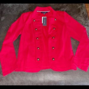 NWT Tommy Hilfiger Military Band Jacket